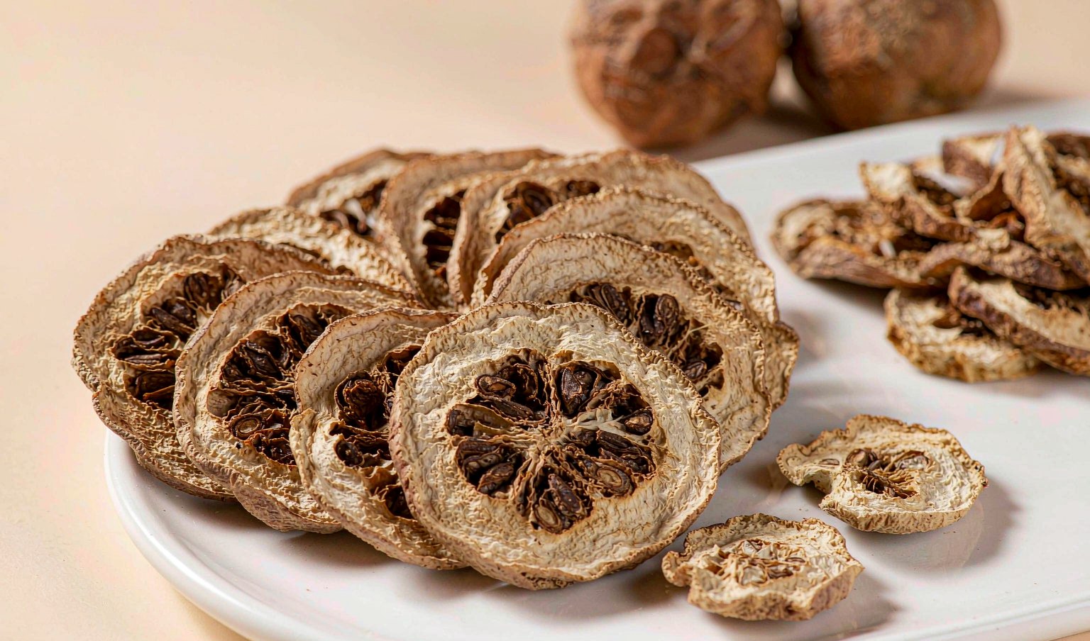 Dehydrated Monk Fruit Slices (Low-Temperature)